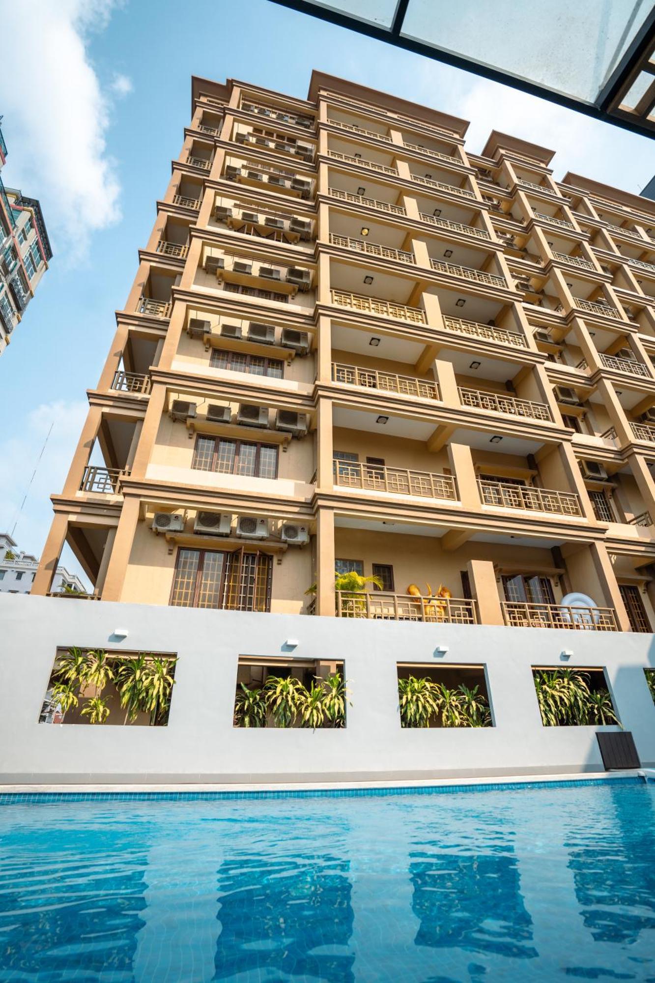 Hamptons Apartments Phnom Penh Extérieur photo